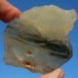 Libyan Desert Glass Meteorite Tektite impact specimen( 430 crt)dimples Gem Dark