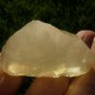 Libyan Desert Glass Meteorite Tektite impact specimen( 220 crt)dimples Real Gem