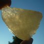 Libyan Desert Glass Meteorite Tektite impact specimen( 280 crt)dimples Real Gem