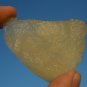 Libyan Desert Glass Meteorite Tektite impact specimen( 280 crt)dimples Real Gem
