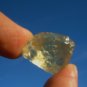 Libyan Desert Glass Meteorite Tektite impact specimen(29 crt) dimples Real Gem