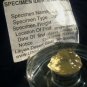 Libyan Desert Glass Meteorite Tektite impact specimen(29 crt) dimples Real Gem