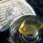 Libyan Desert Glass Meteorite Tektite impact specimen( 38 crt) dimples Real Gem