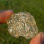 Libyan Desert Glass Meteorite Tektite impact specimen(150 crt) cristobalite rear