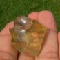 Libyan Desert Glass Meteorite Tektite impact specimen( 70 crt) soft line   Dark
