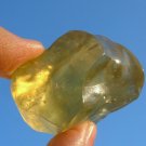 Libyan Desert Glass Meteorite Tektite impact specimen( 320 crt)dimples Real Gem