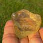 Libyan Desert Glass Meteorite Tektite impact specimen( 320 crt)dimples Real Gem