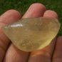 Libyan Desert Glass Meteorite Tektite impact specimen( 170 crt)dimples Real Gem