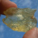 Libyan Desert Glass Meteorite Tektite impact specimen( 85 crt)dimples Real Gem