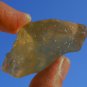 Libyan Desert Glass Meteorite Tektite impact specimen( 200 crt)cristobalite rear
