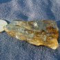 Libyan Desert Glass Meteorite Tektite impact Cantimani( 166 crt) Dark Green Rare