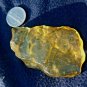 Libyan Desert Glass Meteorite Tektite impact specimen( 260 crt)dimples Real Gem