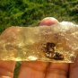 Libyan Desert Glass Meteorite Tektite impact specimen( 275 crt) Gem Dark