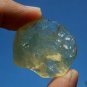 Libyan Desert Glass Meteorite Tektite impact specimen( 34 crt)dimples Real Gem