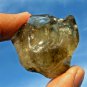 Libyan Desert Glass Meteorite Tektite impact specimen( 173 crt) Dark Brown Gem