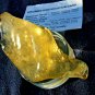 Libyan Desert Glass Meteorite Tektite impact Cintamani( 595 crt) soft Real Gem