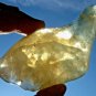 Libyan Desert Glass Meteorite Tektite impact Cintamani( 595 crt) soft Real Gem
