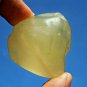 Libyan Desert Glass Meteorite Tektite impact cantimani( 288 crt)yellow soft Gem