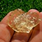 Libyan Desert Glass Meteorite Tektite impact specimen(56 crt)dimples cristobalit