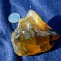 Libyan Desert Glass Meteorite Tektite impact specimen( 463 crt)Soft Gem Dark