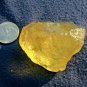 Libyan Desert Glass Meteorite Tektite impact specimen( 390 crt) dimples  Gem