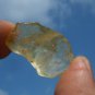 Libyan Desert Glass Meteorite Tektite impact specimen( 20 crt)dimples Real Gem