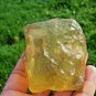 Libyan Desert Glass Meteorite Tektite impact specimen( 1255 crt)transparent Gem