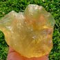 Libyan Desert Glass Meteorite Tektite impact specimen( 2430 crt)dimples (0.5 Kg)