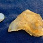 Libyan Desert Glass Meteorite Tektite impact specimen(244 crt)dimples Green Gem