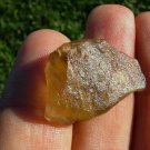 Libyan Desert Glass Meteorite Tektite impact specimen(37 crt) Green  gem -Dark