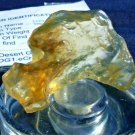 Libyan Desert Glass Meteorite Tektite impact specimen(130 crt) yellow gem -AAAAA