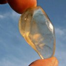 Libyan Desert Glass Meteorite Tektite impact specimen( 45 crt)dimples yellow Gem