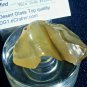 Libyan Desert Glass Meteorite Tektite impact Cantimani(150 crt) Dark yellowish