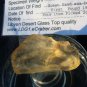 Libyan Desert Glass Meteorite Tektite impact specimen ( 85  crt) Natural Hole