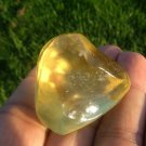 Libyan Desert Glass Meteorite Tektite impact specimen(200 crt)dimples yellow Gem