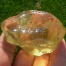 Libyan Desert Glass Meteorite Tektite impact specimen(510 crt)dimples yellow Gem