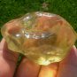 Libyan Desert Glass Meteorite Tektite impact specimen(510 crt)dimples yellow Gem