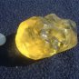 Libyan Desert Glass Meteorite Tektite impact specimen(510 crt)dimples yellow Gem