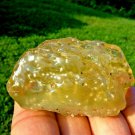 Libyan Desert Glass Meteorite Tektite impact specimen( 650 crt)cristobalite rare