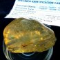 Libyan Desert Glass Meteorite Tektite impact specimen( 375 crt) Natural Hole GEM