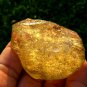 Libyan Desert Glass Meteorite Tektite impact specimen( 375 crt) Natural Hole GEM