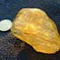 Libyan Desert Glass Meteorite Tektite impact specimen( 375 crt) Natural Hole GEM