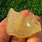 Libyan Desert Glass Meteorite Tektite impact specimen( 95 crt)dimples yellow Gem