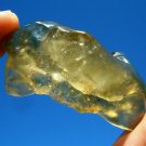 Libyan Desert Glass Meteorite Tektite impact specimen( 120 crt)dimples Green gem