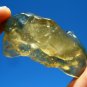 Libyan Desert Glass Meteorite Tektite impact specimen( 120 crt)dimples Green gem