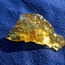 Libyan Desert Glass Meteorite Tektite impact specimen( 88 crt)dimples  Green Gem