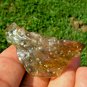 Libyan Desert Glass Meteorite Tektite impact specimen( 88 crt)dimples  Green Gem