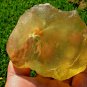 Libyan Desert Glass Meteorite Tektite impact specimen( 1610 crt) dimples yellow