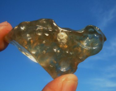 Libyan Desert Glass Meteorite Tektite impact specimen(130 crt)Cristobalite RARE