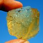 Libyan Desert Glass Meteorite Tektite impact specimen( 185 crt) Dimples Gem